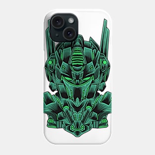 Green Robot Illustration Phone Case