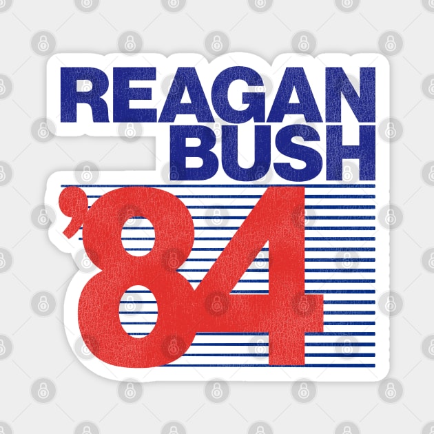 Reagan Bush '84 Magnet by darklordpug