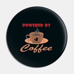 Powered by Coffee Lite Pin