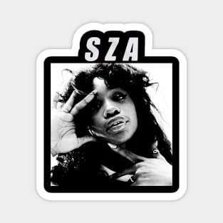 Sza Distressed Vintage Magnet