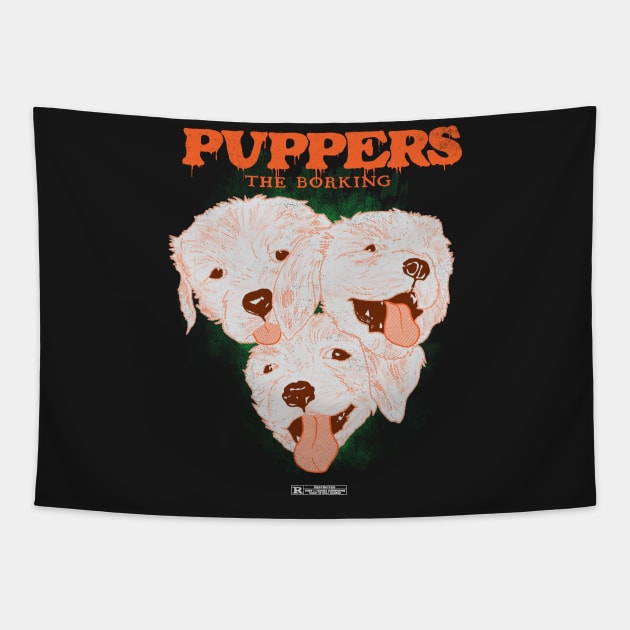 Puppers Tapestry by Hillary White Rabbit