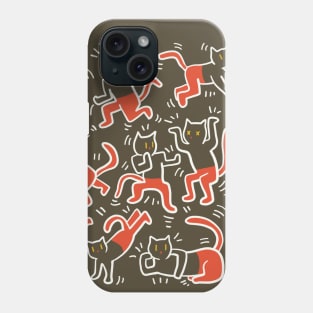 Acrobats cats Phone Case