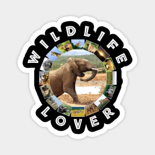 Wildlife Lover Elephant Rising Magnet