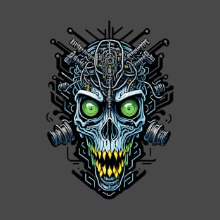 Cyborg Heads S02 D96 T-Shirt