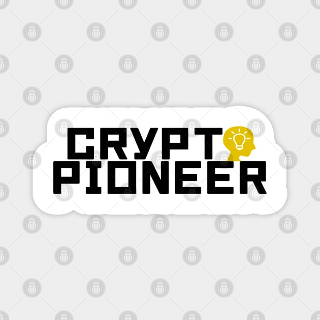 Crypto Pioneer Magnet by My Tee Style