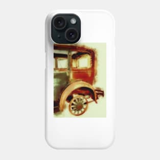 Antique Car Watercolor Effect Phone Case