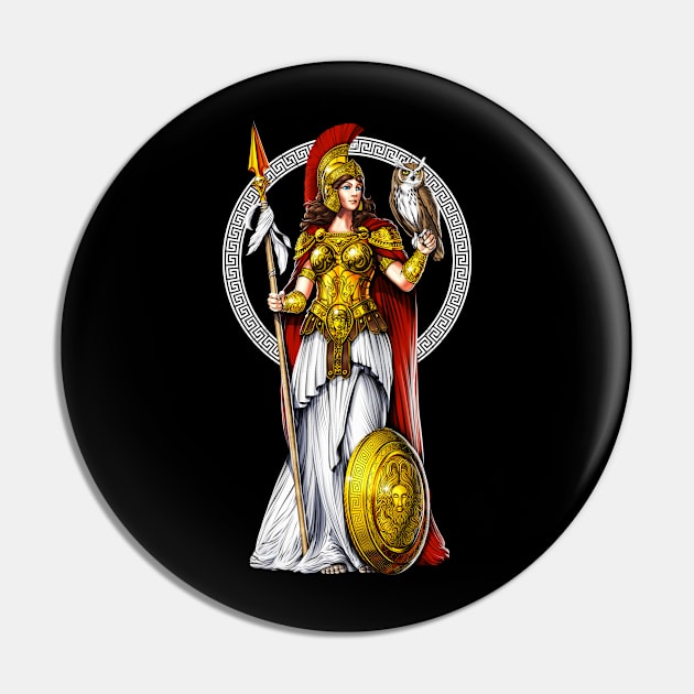 Greek Goddess Athena Pin by underheaven