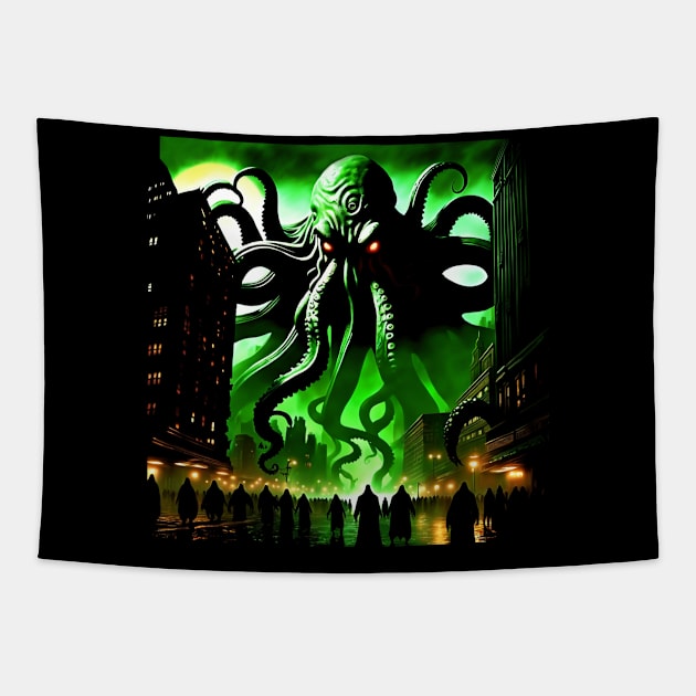 The Call of Cthulhu Tapestry by dnacreativedesign