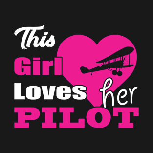 Pilot girlfriend T-Shirt