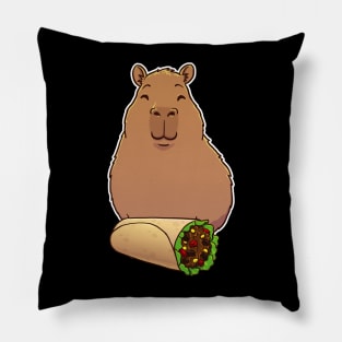 Capybara Burrito Pillow