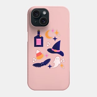 Pink and purple Halloween essentials Phone Case