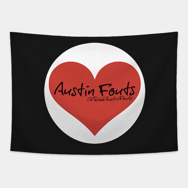 Austin Fouts "Heart" Design Tapestry by AustinFouts