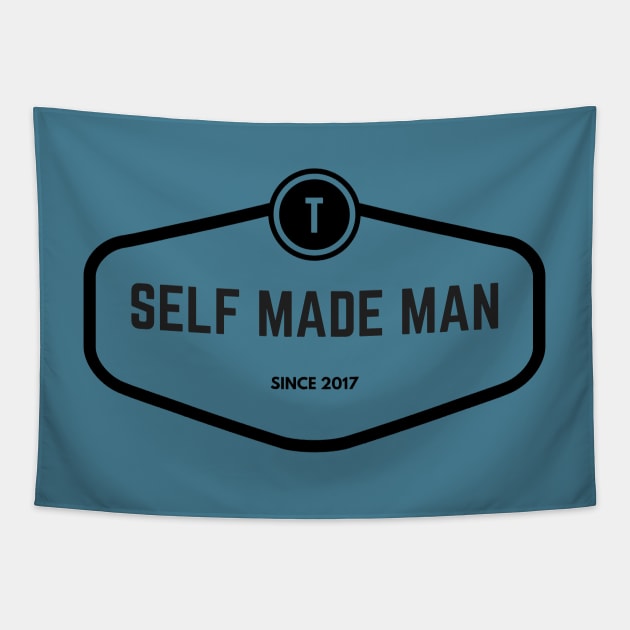 Self Made Man Since 2017 Tapestry by Trans Action Lifestyle