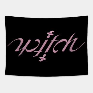 Witch ambigram tee Tapestry