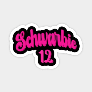 Schwarbie 12 Pink Magnet