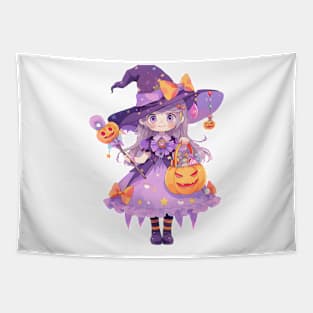 Witch Halloween Tee Tapestry