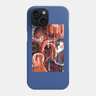 Tie Dye Greek Theme Phone Case