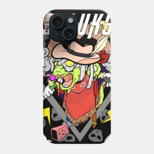 Dope Slluks character mice on the mic drawing Phone Case