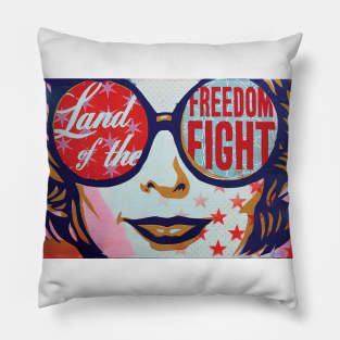 Land of the freedom fight Pillow