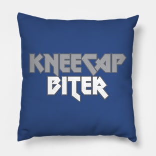 Kneecap Biter Pillow