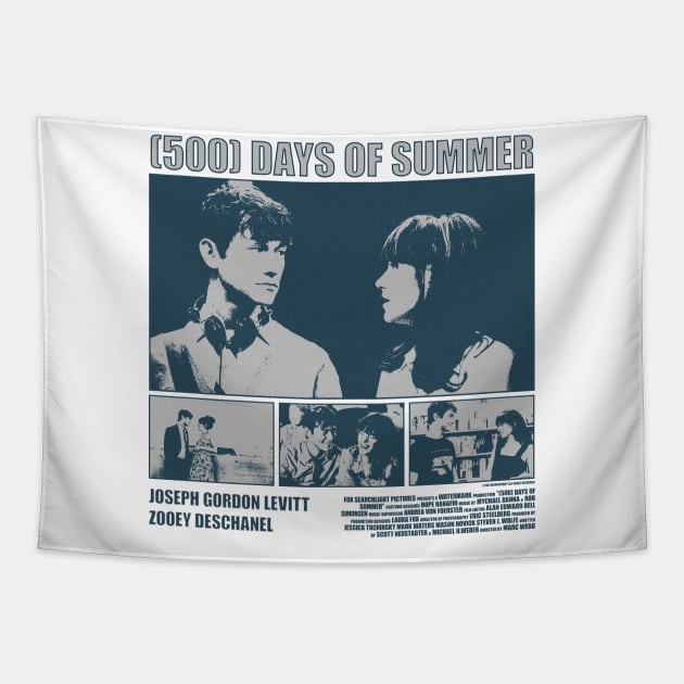 500 days of summer grunge Tapestry by Genetics art