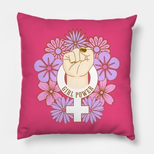 Power Girl Floreada Pillow