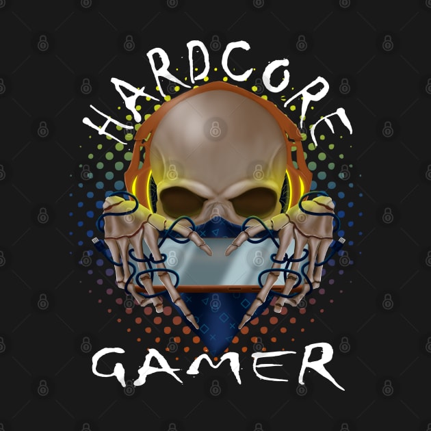 A skull gamer by Bertees