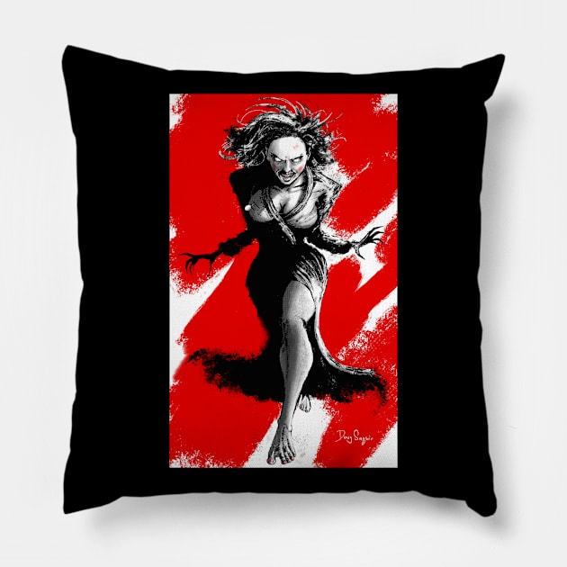 The Evil Dead Linda Pillow by DougSQ