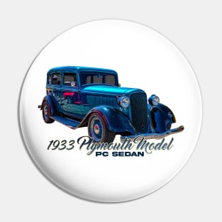 1933 Plymouth Model PC Sedan Pin