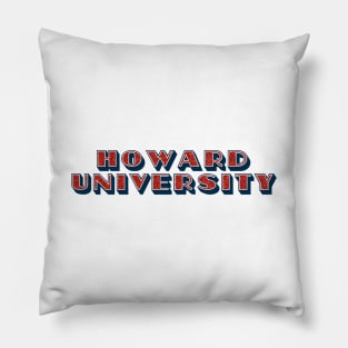 hu glitter lettering Pillow