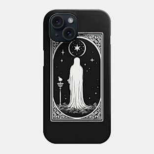 Hermit Tarot Card Astrology Occult Mystical Phone Case