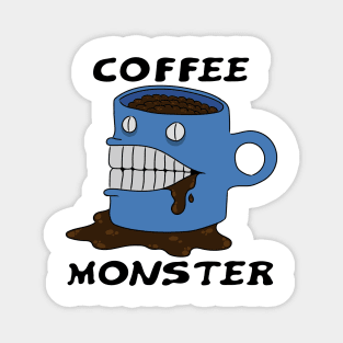 Coffee monster Magnet