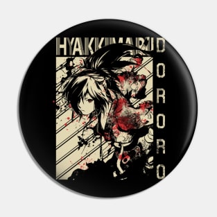 Hyakkimaru vintage Pin