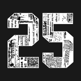 25 number abstract T-Shirt