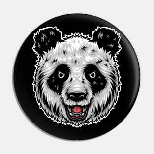 angry panda Pin