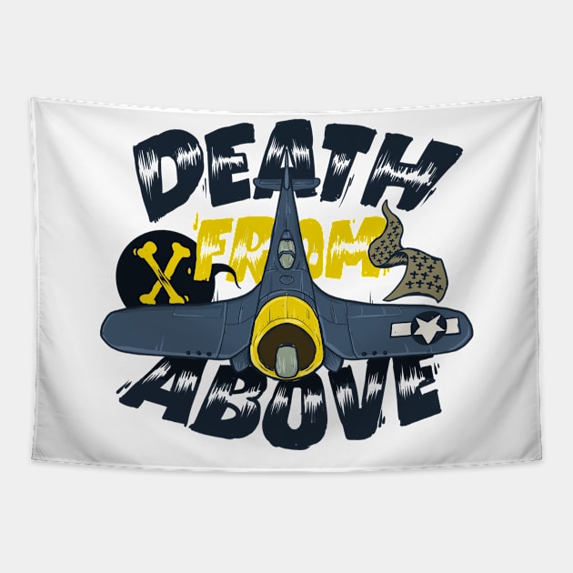 Death From Above Tapestry by Bishok