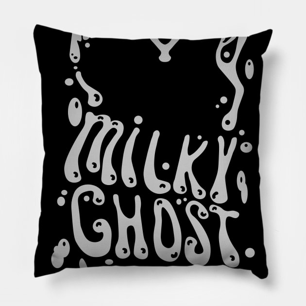 MILKY GHOST Pillow by vender