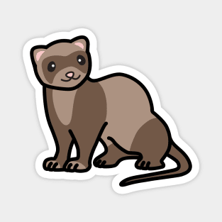 Sable Ferret Magnet