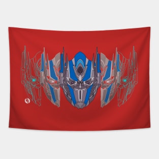 Wireframe Optimus Prime Tapestry