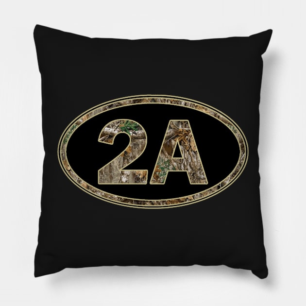 2a CAMO  2nd Amendment Pillow by  The best hard hat stickers 