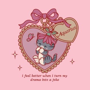 aquarius sassy vintage kitty T-Shirt