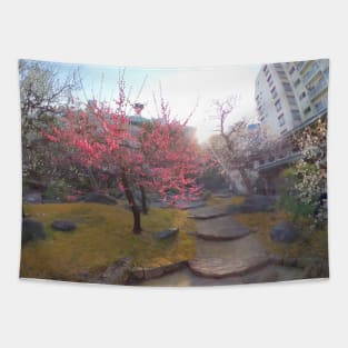 Tokyo Spring Blossoms Tapestry