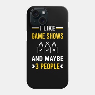 3 People Game Shows TV Show Phone Case