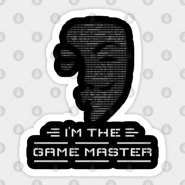 Project Zorgo Members Project Zorgo Members Design For The Game Master Project Zorgo The Game Master Sticker Teepublic Uk teepublic