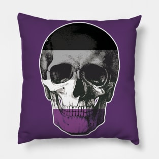 Asexual Skull Pillow