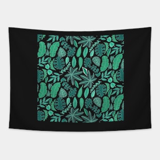 Tropical Leaves Pattern Tapestry