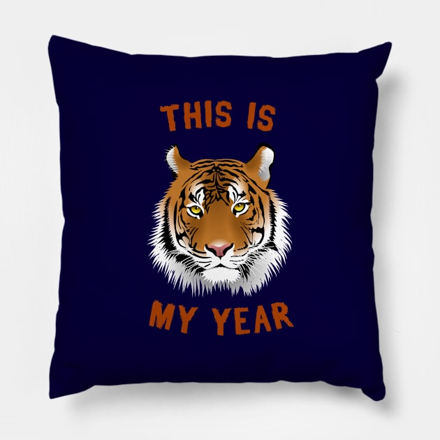 This Is My Year Pillow by hoopoe