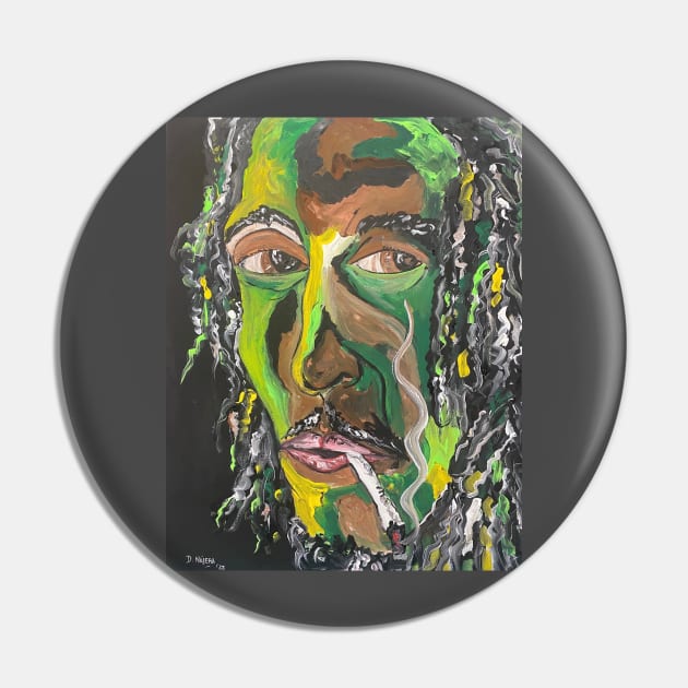 Bob Marley Pin by 78CustomPaintINK