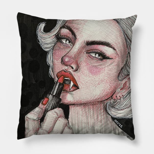 Make Me Up Pillow by oonakc