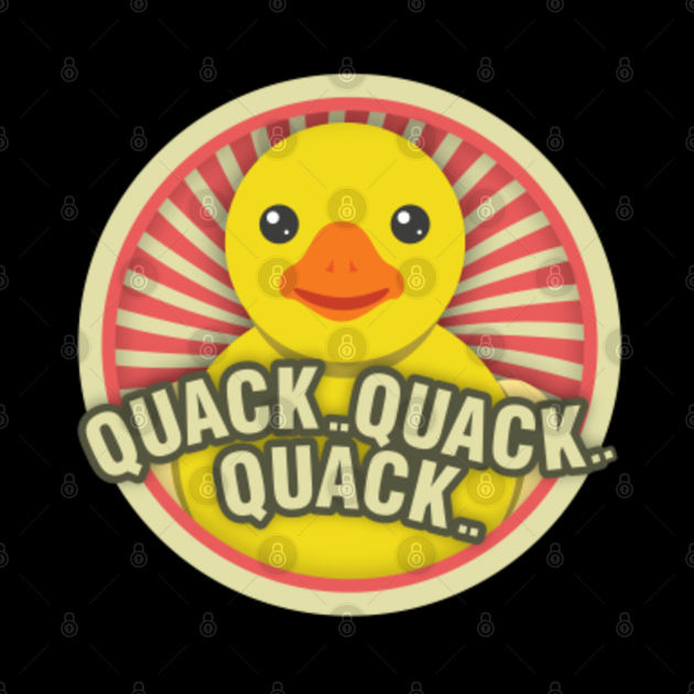 Quack Quack Quacks. Rubber Duck & Duckie Quack Phone Case TeePublic